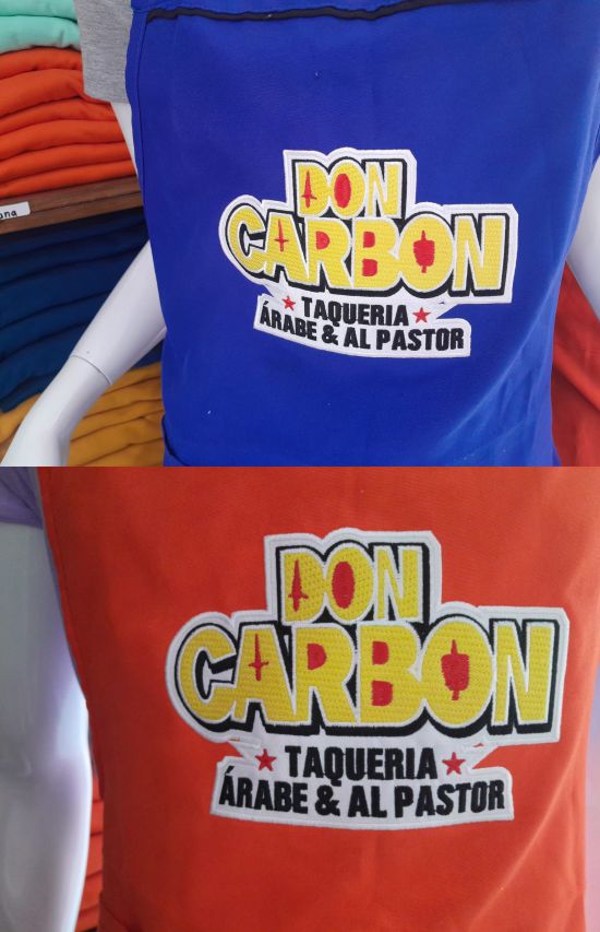 bordado en mandiles precio puebla